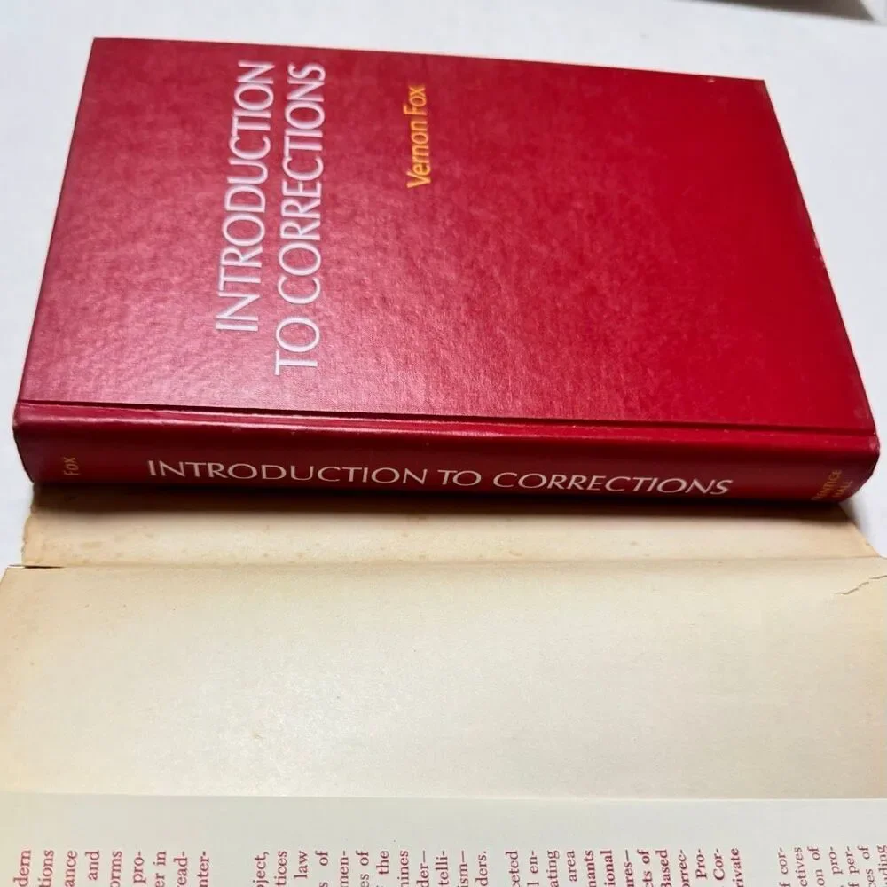 Introduction To Corrections - Vernon Fox (1972, Prentice-Hall, Hardback, DJ)
